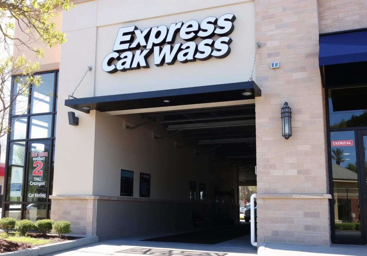 Mint Express Car Wash at 1400 W Grand Pkwy S, Katy, TX 77494